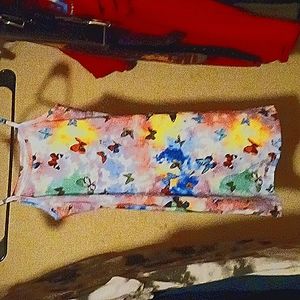 Shein Butterfly dress Size 9Y